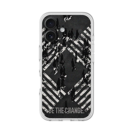 Slim Protection Premium Case［ オリジナル - ドットオーバーレイ - BE THE CHANGE/B ］