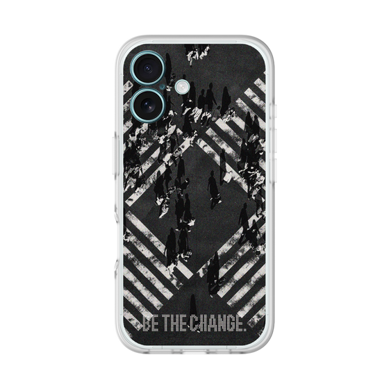 Slim Protection Premium Case［ オリジナル - ドットオーバーレイ - BE THE CHANGE/B ］
