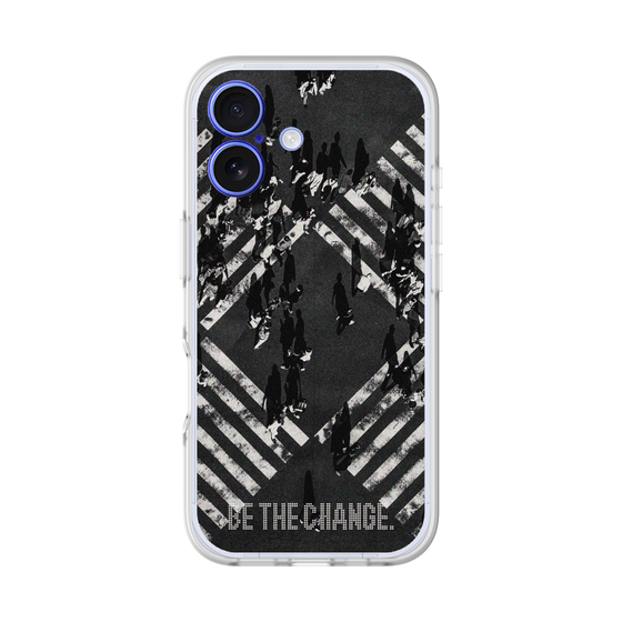 Slim Protection Premium Case［ オリジナル - ドットオーバーレイ - BE THE CHANGE/B ］