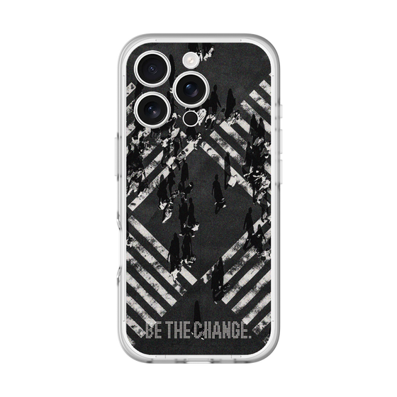 Slim Protection Premium Case［ オリジナル - ドットオーバーレイ - BE THE CHANGE/B ］