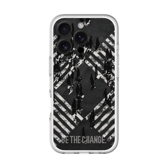 Slim Protection Premium Case［ オリジナル - ドットオーバーレイ - BE THE CHANGE/B ］