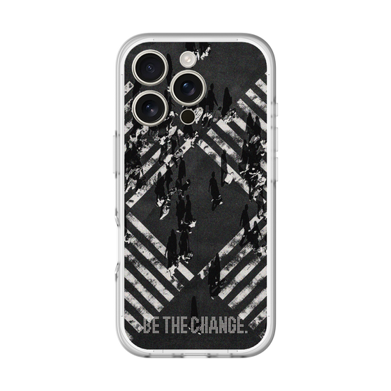 Slim Protection Premium Case［ オリジナル - ドットオーバーレイ - BE THE CHANGE/B ］