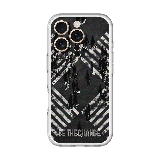 Slim Protection Premium Case［ オリジナル - ドットオーバーレイ - BE THE CHANGE/B ］