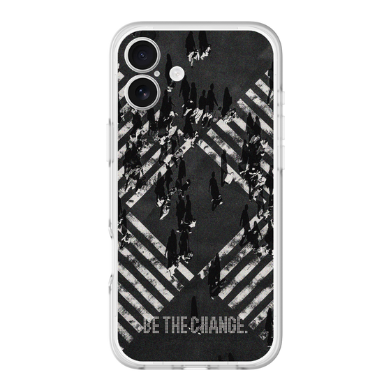 Slim Protection Premium Case［ オリジナル - ドットオーバーレイ - BE THE CHANGE/B ］