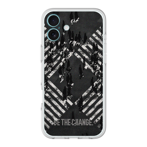 Slim Protection Premium Case［ オリジナル - ドットオーバーレイ - BE THE CHANGE/B ］