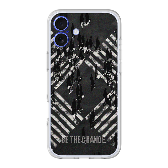 Slim Protection Premium Case［ オリジナル - ドットオーバーレイ - BE THE CHANGE/B ］