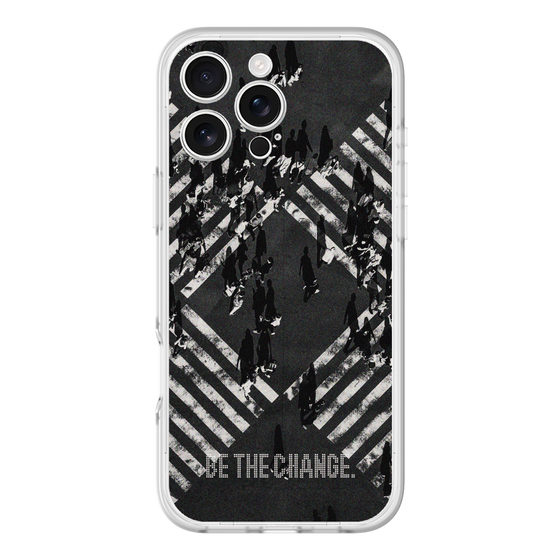Slim Protection Premium Case［ オリジナル - ドットオーバーレイ - BE THE CHANGE/B ］