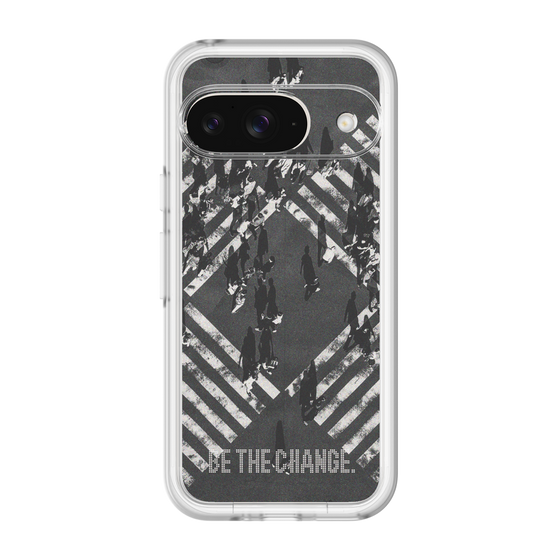 Slim Protection Premium Case［ オリジナル - ドットオーバーレイ - BE THE CHANGE/B ］