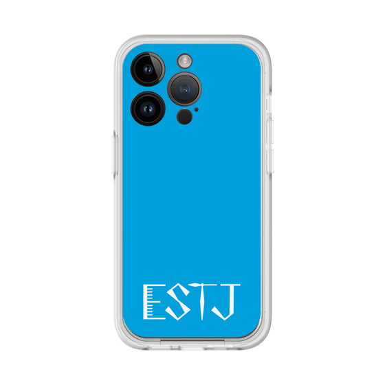 Slim Protection Premium Case［ オリジナル - ESTJ 幹部 - アルファベット - Blue ］