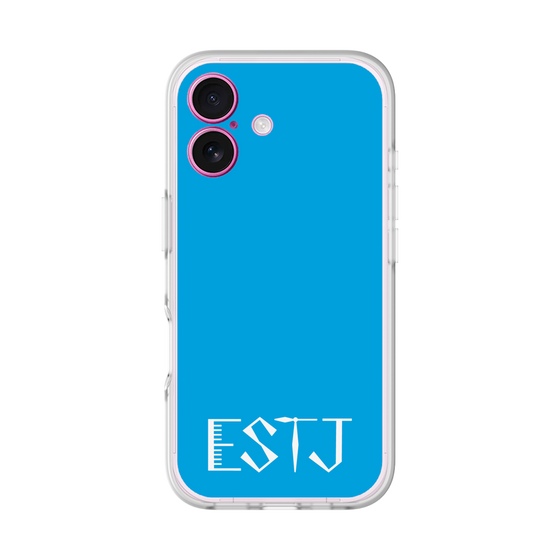 Slim Protection Premium Case［ オリジナル - ESTJ 幹部 - アルファベット - Blue ］