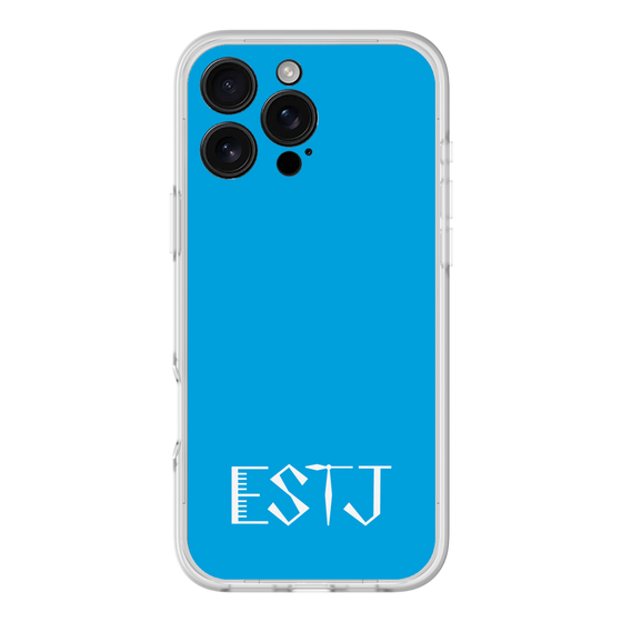 Slim Protection Premium Case［ オリジナル - ESTJ 幹部 - アルファベット - Blue ］