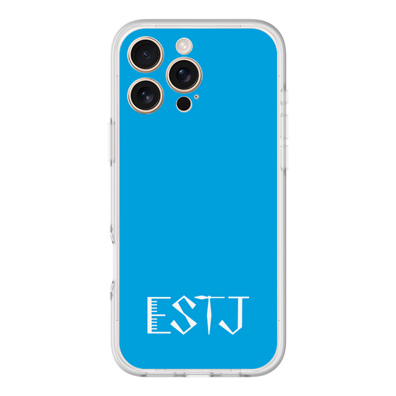 Slim Protection Premium Case［ オリジナル - ESTJ 幹部 - アルファベット - Blue ］
