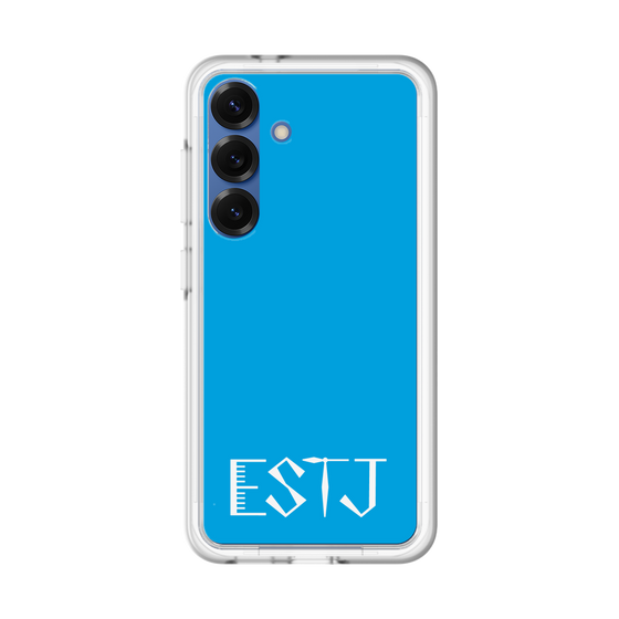Slim Protection Premium Case［ Original - ESTJ Executive - Alphabet - Blue ］