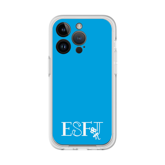 Slim Protection Premium Case［ オリジナル - ESFJ 領事 - アルファベット - Blue ］