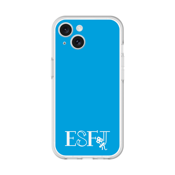 Slim Protection Premium Case［ オリジナル - ESFJ 領事 - アルファベット - Blue ］