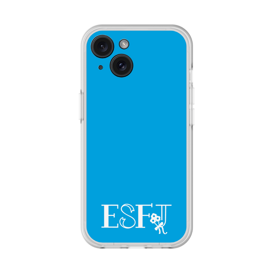 Slim Protection Premium Case［ オリジナル - ESFJ 領事 - アルファベット - Blue ］