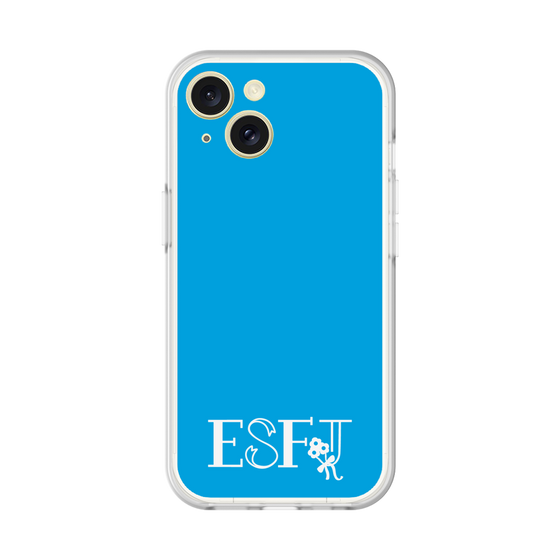 Slim Protection Premium Case［ オリジナル - ESFJ 領事 - アルファベット - Blue ］