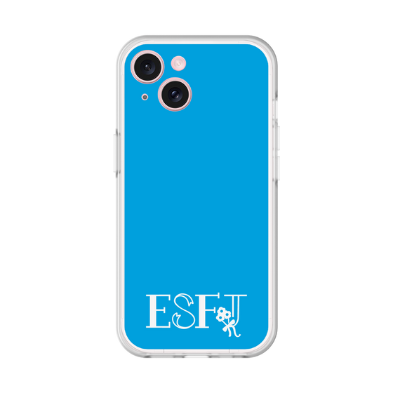 Slim Protection Premium Case［ オリジナル - ESFJ 領事 - アルファベット - Blue ］