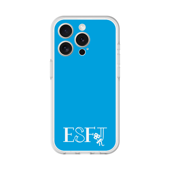 Slim Protection Premium Case［ オリジナル - ESFJ 領事 - アルファベット - Blue ］