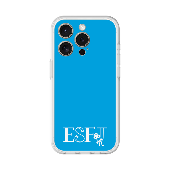 Slim Protection Premium Case［ オリジナル - ESFJ 領事 - アルファベット - Blue ］