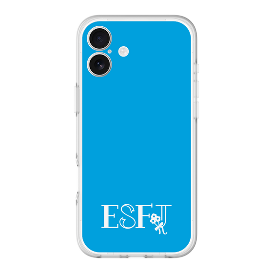 Slim Protection Premium Case［ オリジナル - ESFJ 領事 - アルファベット - Blue ］