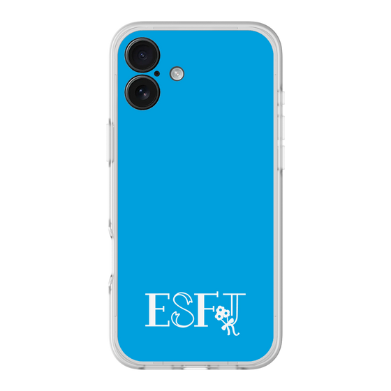 Slim Protection Premium Case［ オリジナル - ESFJ 領事 - アルファベット - Blue ］