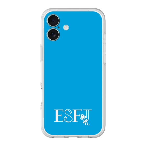 Slim Protection Premium Case［ オリジナル - ESFJ 領事 - アルファベット - Blue ］