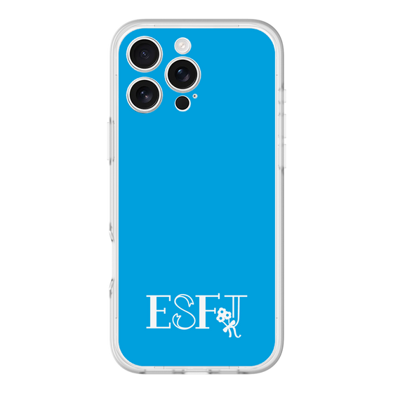 Slim Protection Premium Case［ オリジナル - ESFJ 領事 - アルファベット - Blue ］