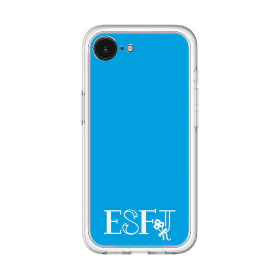 Slim Protection Premium Case［ Original - ESFJ Consul - Alphabet - Blue ］