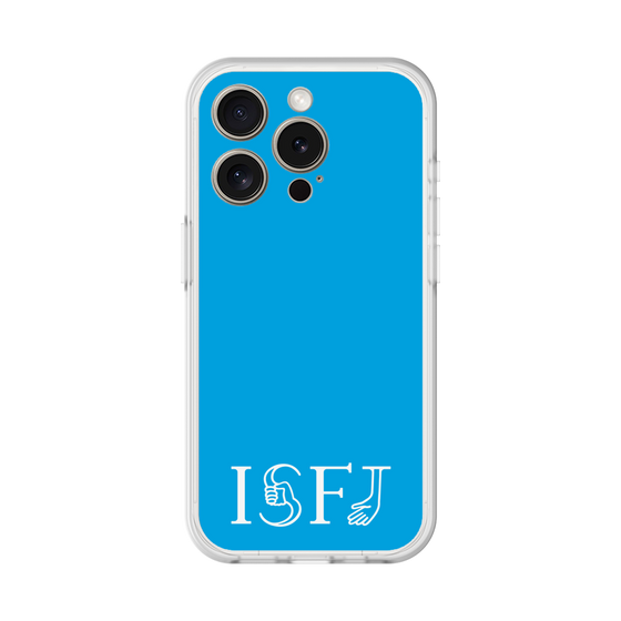 Slim Protection Premium Case［ オリジナル - ISFJ 擁護者 - アルファベット - Blue ］