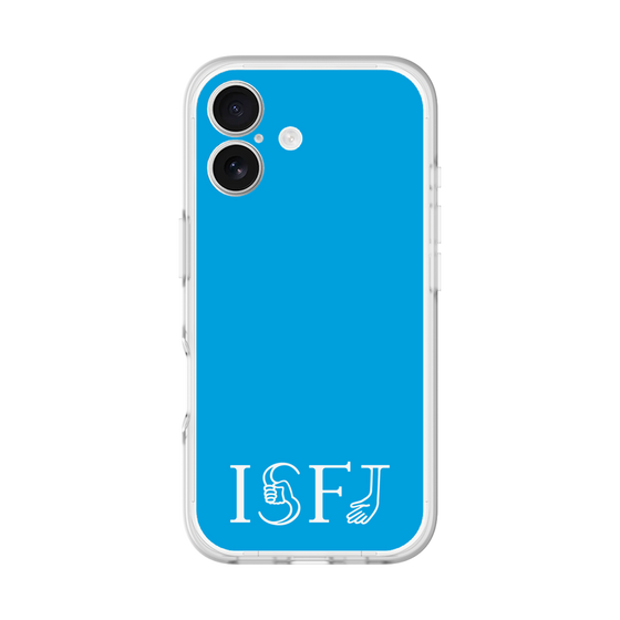 Slim Protection Premium Case［ オリジナル - ISFJ 擁護者 - アルファベット - Blue ］