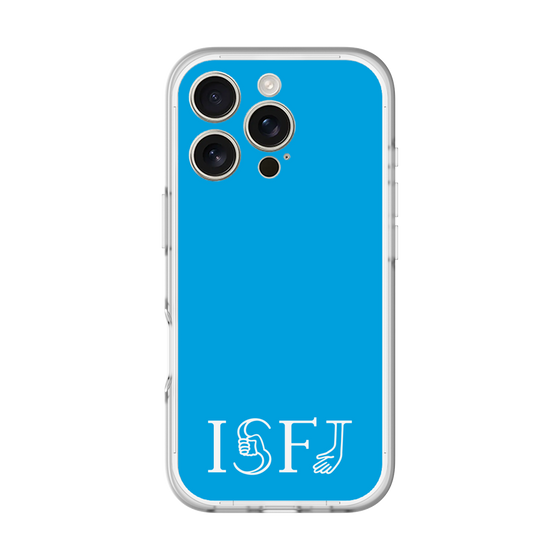 Slim Protection Premium Case［ オリジナル - ISFJ 擁護者 - アルファベット - Blue ］