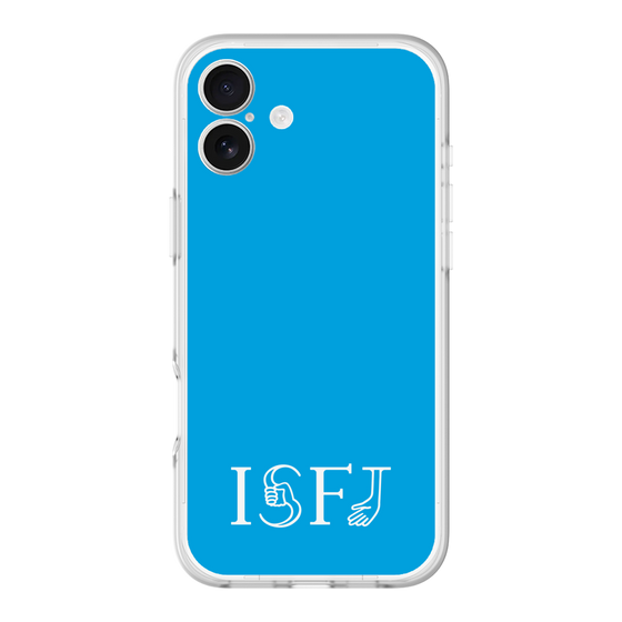 Slim Protection Premium Case［ オリジナル - ISFJ 擁護者 - アルファベット - Blue ］