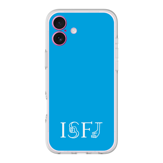 Slim Protection Premium Case［ オリジナル - ISFJ 擁護者 - アルファベット - Blue ］