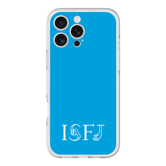 Slim Protection Premium Case［ オリジナル - ISFJ 擁護者 - アルファベット - Blue ］