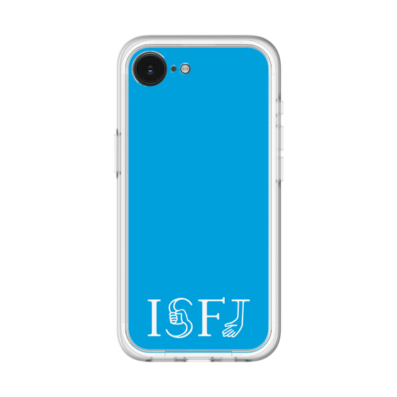 Slim Protection Premium Case［ Original - ISFJ Defender - Alphabet - Blue ］
