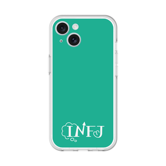 Slim Protection Premium Case［ オリジナル - INFJ 提唱者 - アルファベット - Green ］