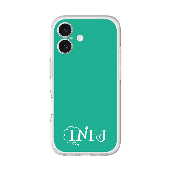 Slim Protection Premium Case［ オリジナル - INFJ 提唱者 - アルファベット - Green ］