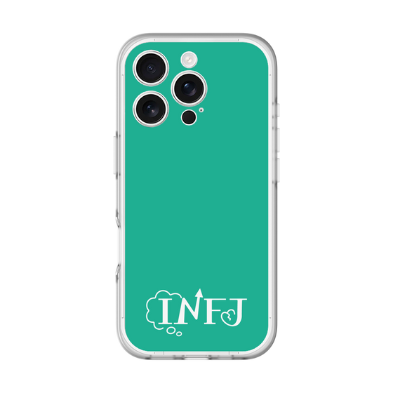 Slim Protection Premium Case［ オリジナル - INFJ 提唱者 - アルファベット - Green ］