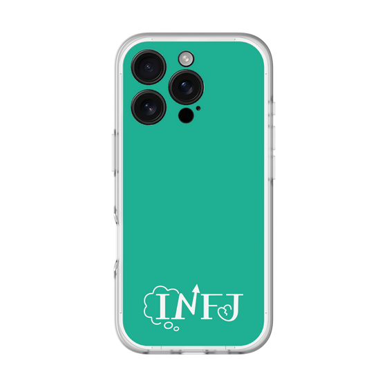 Slim Protection Premium Case［ オリジナル - INFJ 提唱者 - アルファベット - Green ］