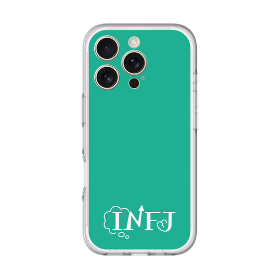 Slim Protection Premium Case［ オリジナル - INFJ 提唱者 - アルファベット - Green ］