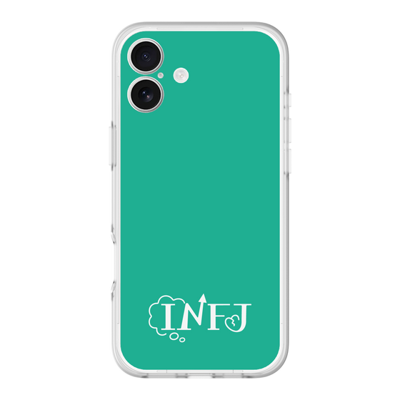 Slim Protection Premium Case［ オリジナル - INFJ 提唱者 - アルファベット - Green ］