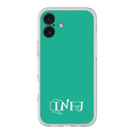 Slim Protection Premium Case［ オリジナル - INFJ 提唱者 - アルファベット - Green ］