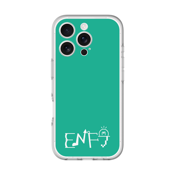 Slim Protection Premium Case［ オリジナル - ENFJ 主人公 - アルファベット - Green ］