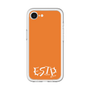 Slim Protection Premium Case［ Original - ESTP Entrepreneur - Alphabet - Orange ］