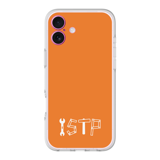 Slim Protection Premium Case［ オリジナル - ISTP 巨匠 - アルファベット - Orange ］