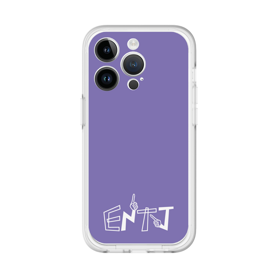 Slim Protection Premium Case［ オリジナル - ENTJ 指揮官 - アルファベット - Purple ］