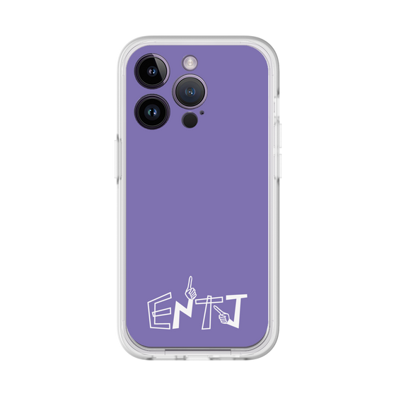Slim Protection Premium Case［ オリジナル - ENTJ 指揮官 - アルファベット - Purple ］