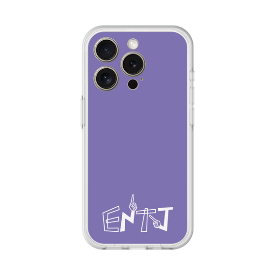 Slim Protection Premium Case［ オリジナル - ENTJ 指揮官 - アルファベット - Purple ］