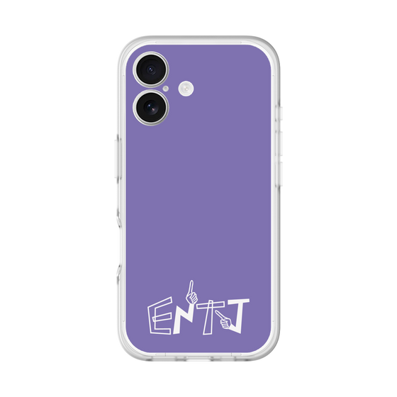 Slim Protection Premium Case［ オリジナル - ENTJ 指揮官 - アルファベット - Purple ］